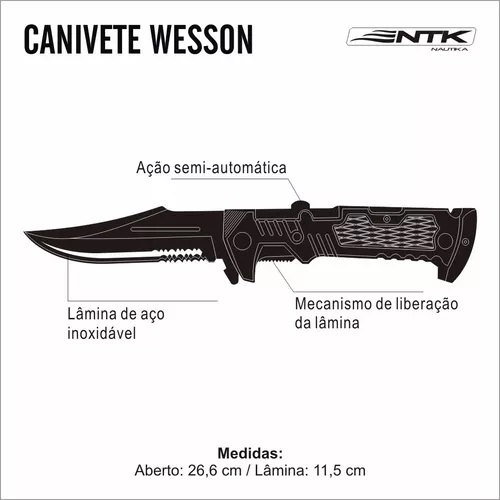 Canivete Wesson Ntk - 3