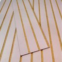 Ver imagem 1 de Kit Revestimento Ripado 40 Placas Adesiva 45 X 11 Cm em Mdf:rosa