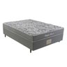 Cama Box Casal Conjugada Herval Oregon Black, Molas Bonnel, 138cm - 1