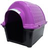 Casinha de Cachorro Cão e Gato Plástica Iglu Número 5 Porte Médio Rosa Furacão Pet N5,0 01012 - 1