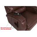 Ver mais imagens de Poltrona Reclinável Imperial Motorizada Courissimo Gravidade Zero:marrom 850