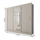 Ver imagem 4 de Guarda-roupa Casal Sophia 3 Portas 3 Gavetas com Espelho - Panorama Móveis