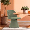 Ver imagem 2 de Cadeira de Jantar Liz Base Fixa Linho Verde - Nexta Casa