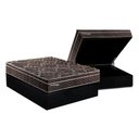 Ver imagem 1 de Cama Box Baú Casal: Colchão Molas Masterpocket Ensacadas Paropas Privilege + Base Crc Suede Black