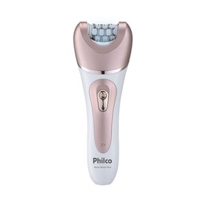 Depilador Philco Aqua Deluxe Plus Pdp02r sem Fio Branco / Rosa Bivolt