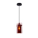 Ver imagem 1 de Lustre Pendente Direcionável em Vidro Haz Estilo Retrô Moderno 1 Lâmpada E27 Startec:Cobre/110V/220V