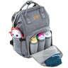 Mochila Maternidade Térmica Bolsa Bebê Multifuncional Peggy Cosco Cinza - 6