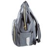 Mochila Maternidade Térmica Bolsa Bebê Multifuncional Peggy Cosco Cinza - 3