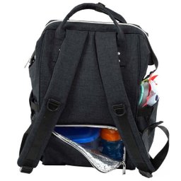 Mochila Maternidade Térmica Bolsa Bebê Multifuncional Peggy Cosco Preto - 7