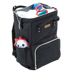 Mochila Maternidade Térmica Bolsa Bebê Multifuncional Peggy Cosco Preto - 4