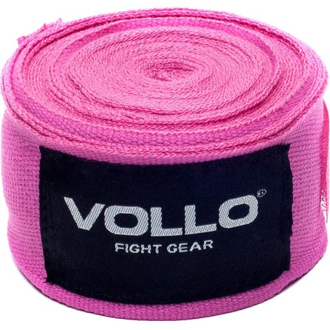 Bandagem Elástica VFG 3 Metros Rosa - Vollo