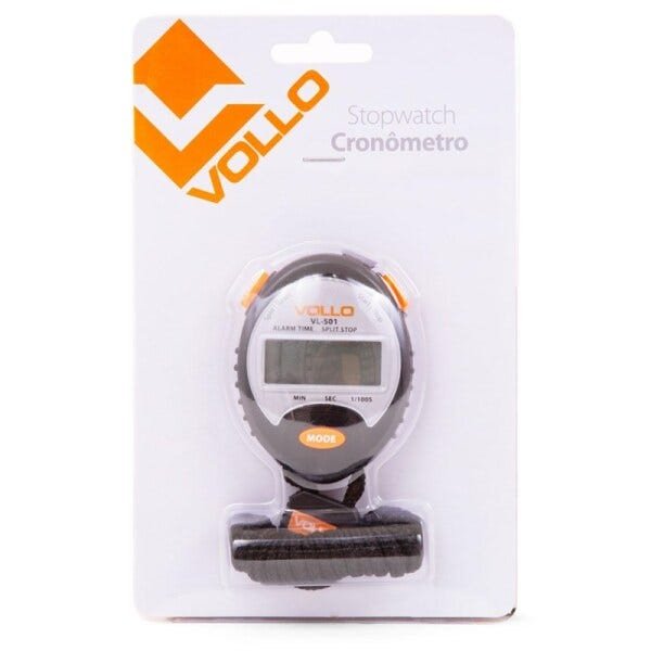 Cronômetro Profissional VOLLO VL-501 Com Alarme e Relógio - 3