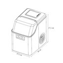 Ver imagem 4 de Maquina de Gelo em Cubo Ice Maker Freestanding Aço Inoxidável Prata 127v G80 - Invita