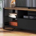 Ver imagem 6 de Rack Industrial 180 Cm Gaveta e Tela em Metal 1017 Preto Mell Pp