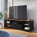 Ver imagem 7 de Rack Industrial 180 Cm Gaveta e Tela em Metal 1017 Preto Mell Pp