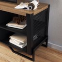 Ver imagem 5 de Rack Industrial 180 Cm Gaveta e Tela em Metal 1017 Preto Mell Pp