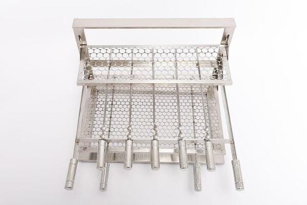 Suporte Em L Completo - 48x27,5cm Em Aço Inox 430 - 2