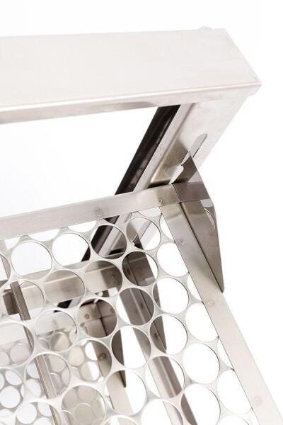 Suporte Em L Completo - 48x27,5cm Em Aço Inox 430 - 7