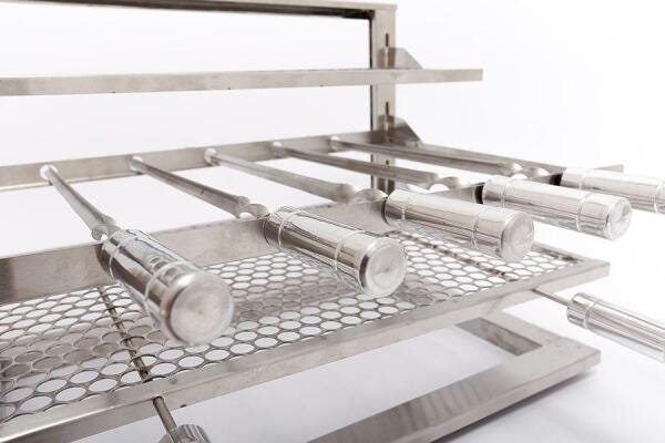 Suporte Em L Completo - 48x27,5cm Em Aço Inox 430 - 3