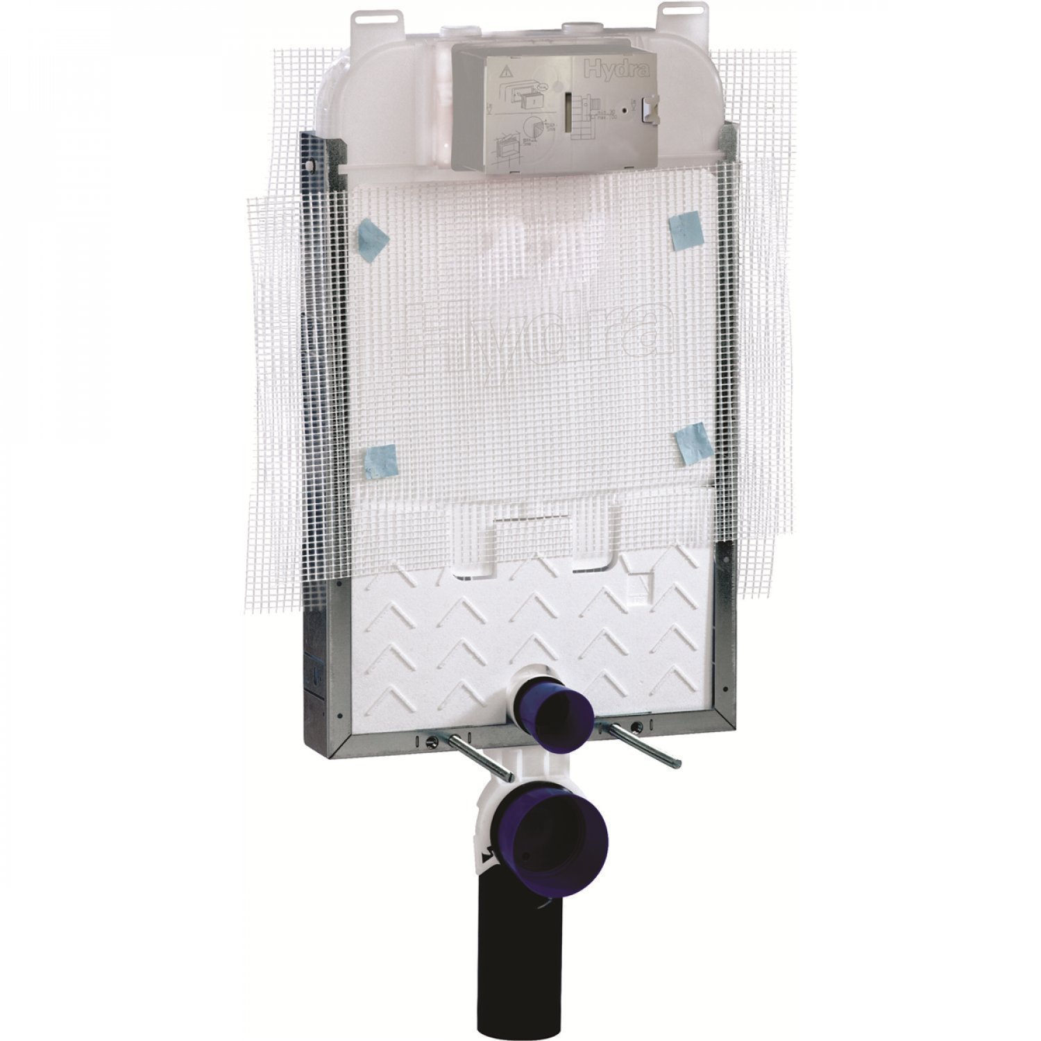 Caixa de Descarga Embutida Pneumática Hydra Bacia Suspensa 2501.CX.PN.AF Deca - 2