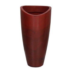 VASO COPACABANA ALTO 40 X 80 CM ANTIQUE VERMELHO