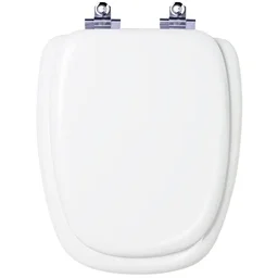 Assento Sanitário Almofadado com Amortecedor Monte Carlo Branco para Vaso Deca - 1