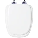 Ver imagem 1 de Assento Sanitário Almofadado com Amortecedor Monte Carlo Branco para Vaso Deca