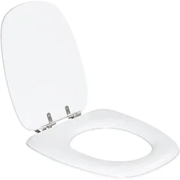 Assento Sanitário Almofadado com Amortecedor Monte Carlo Branco para Vaso Deca - 2