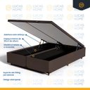Ver imagem 7 de Cama Box Baú com Colchão de Molas Ensacadas D' Angelis Classic Queen 158cm