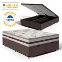 Ver imagem 4 de Cama Box Baú com Colchão de Molas Ensacadas D' Angelis Classic Queen 158cm