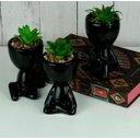 Ver imagem 2 de Kit Bob com Suculenta - Preto