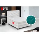 Ver imagem 2 de Colchão Queen Nipon Live de Magnético Infravermelho com Vibromassageador e Cromoterapia:Branco