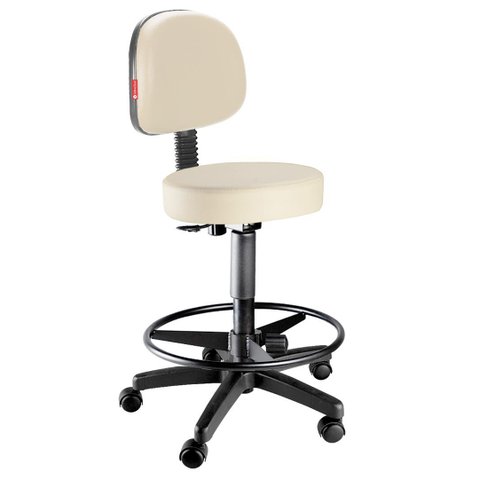 Cadeira Mocho Secretária Giratório Estética Massagista e Tatuador