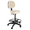 Cadeira Mocho Secretária Giratório Estética Massagista e Tatuador - 1