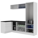 Ver imagem 5 de Kit Área de Serviço Acordes Glamy 100% MDF Branco Madesa