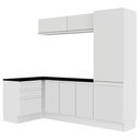 Ver imagem 1 de Kit Área de Serviço Acordes Glamy 100% MDF Branco Madesa