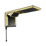 Chuveiro Preto Matte Gold Eletronico Lorenzetti Acqua Duo 220/7800 - Lorenzetti - 1