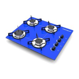 Fogão 4 Bocas Ultra Chama Azul Cooktop Cozinha Bivolt - 1
