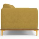 Ver imagem 6 de Sofá 03 Lugares Para Sala de Estar Kiev 210 cm D02 Veludo Mostarda C-260 - Lyam Decor