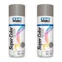Ver imagem 1 de Kit 2 Tinta Spray Uso Geral 350ml Platina Tekbond