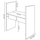 Ver imagem 3 de Mesa Call Center Natural em Mdf [f031]