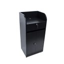 Ver imagem 1 de Balcão Multiuso para Loja com Gaveta e Portas: Preto