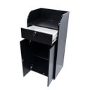 Ver imagem 3 de Balcão Multiuso para Loja com Gaveta e Portas: Preto