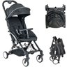 Carrinho de Passeio Bebê Reclinável Up De 0 a 15kg Ultra Compacto - Burigotto - Preto - 1