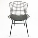 Ver imagem 2 de Kit 6 Cadeiras BERTÓIA preta tubular - Poltronas do Sul