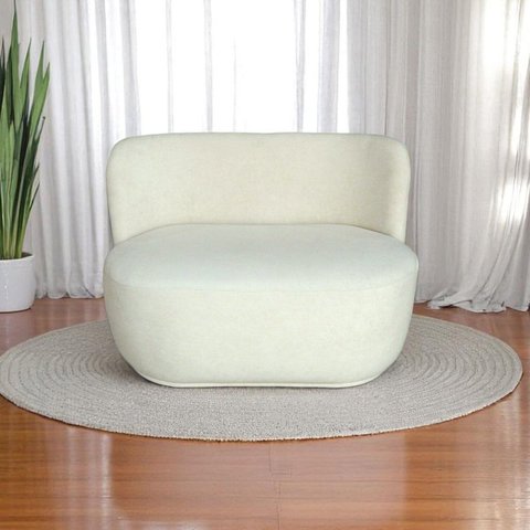 Chaise para Sala de Estar 2 Lugares Veludo Bia