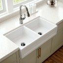 Ver imagem 1 de Cuba Dupla Cozinha Farm Sink Quadratta 87 cm Estilo Fazenda Avental