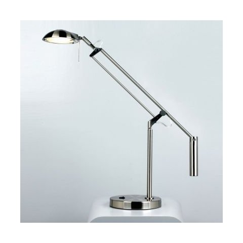 Luminaria de Mesa em Aco 78cmh 1xg9- Cr Bella Luminaria Leitura
