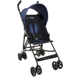 Carrinho de Bebê Guarda-Chuva Burigotto Oi Blue Black A Partir de 6 Meses Até 15Kg - 2