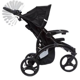 Carrinho de Bebê Passeio Qualquer Terreno Off Road Infanti Onyx - 3